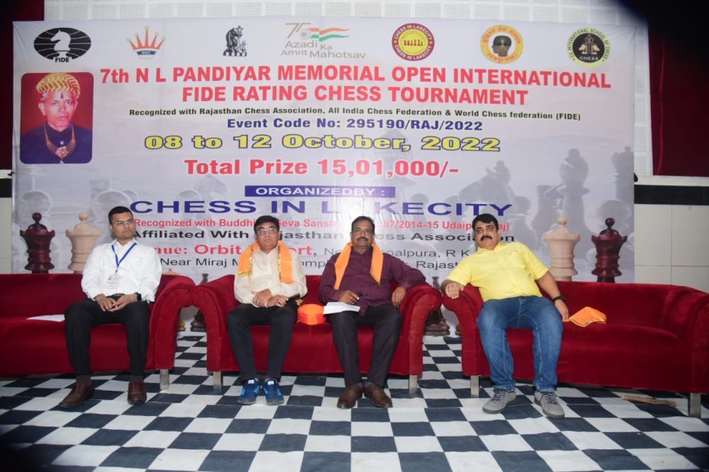 Chess in Lakecity invites you to 8th N L Pandiyar Memorial Rating Open 2023  - ChessBase India