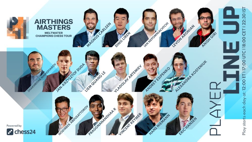 Chessable Masters 5: Giri, Carlsen, Ding & Pragg advance