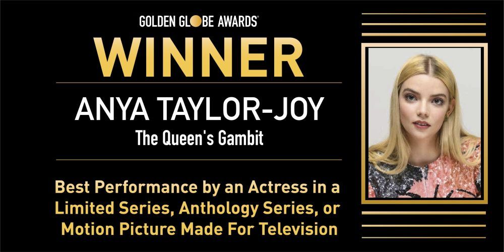 The Queen's Gambit wins Best Limited Series at Golden Globes 2021 - India  Today