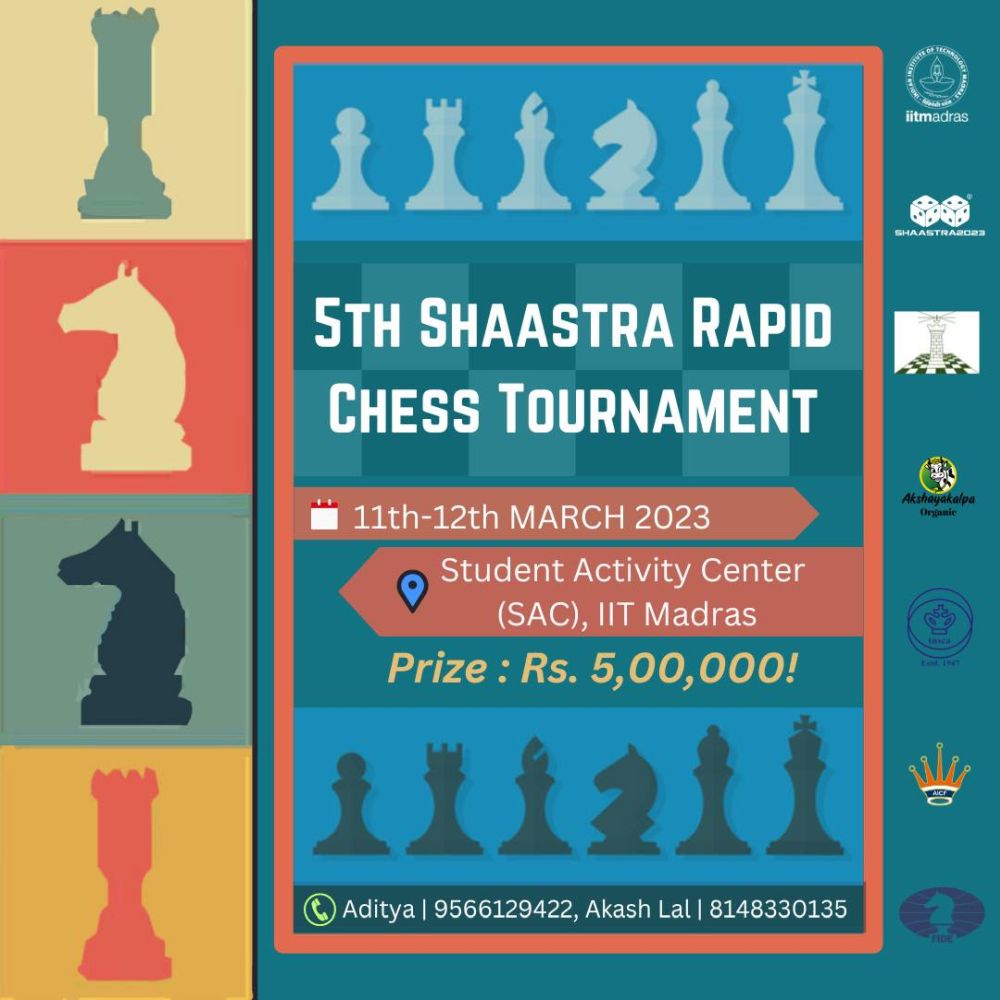 Chess Tournament by Indian Institute of Technology (IIT), Delhi