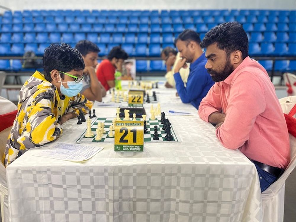 Chess ace drew with int'l master in state Open Rating Chess tourney