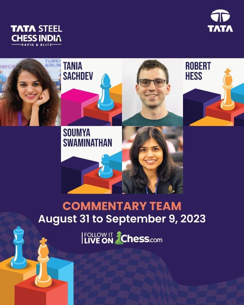 India's strongest tournament - Tata Steel Chess India 2023 starts earlier  this year - ChessBase India