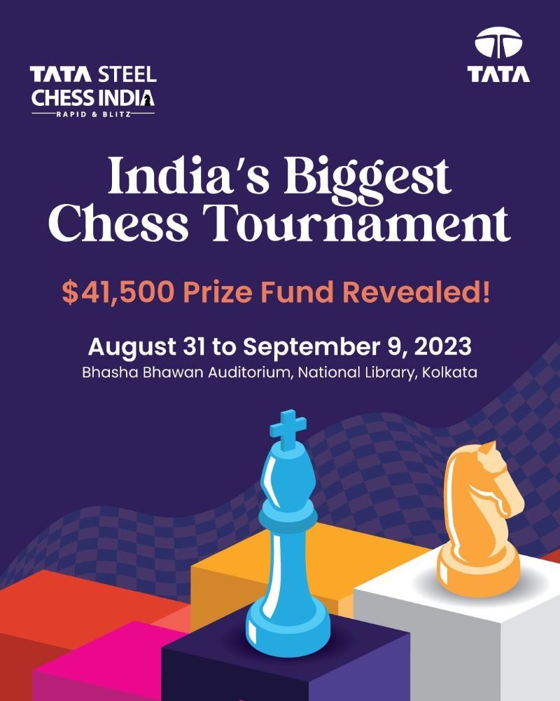 Tata Steel Chess India Rapid Day 2: MVL Takes Sole Lead 