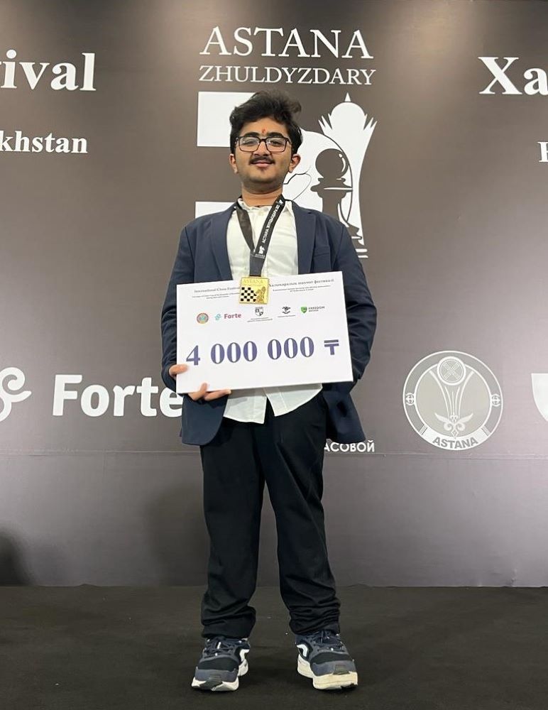 Aditya Mittal victorious at Astana Zhuldyzdary Open 2023