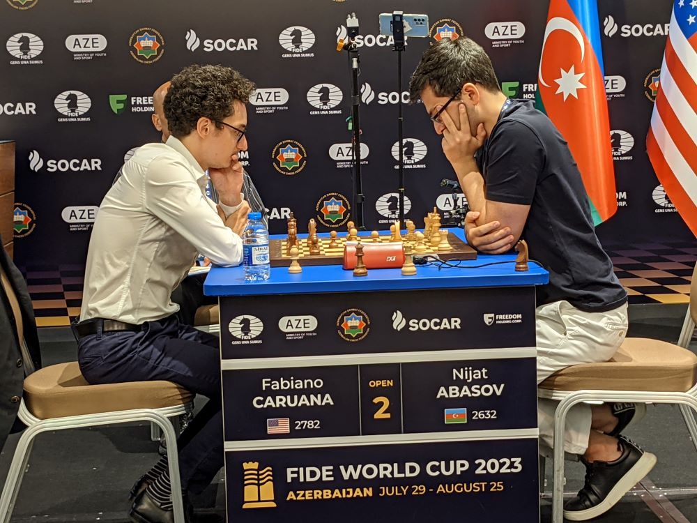 chess24.com on X: Two spots in the 2024 Candidates are up for grabs in the  #FIDEGrandSwiss, with Nepo, Pragg, Caruana & Abasov (assuming Carlsen  doesn't play) having already booked their places!  /