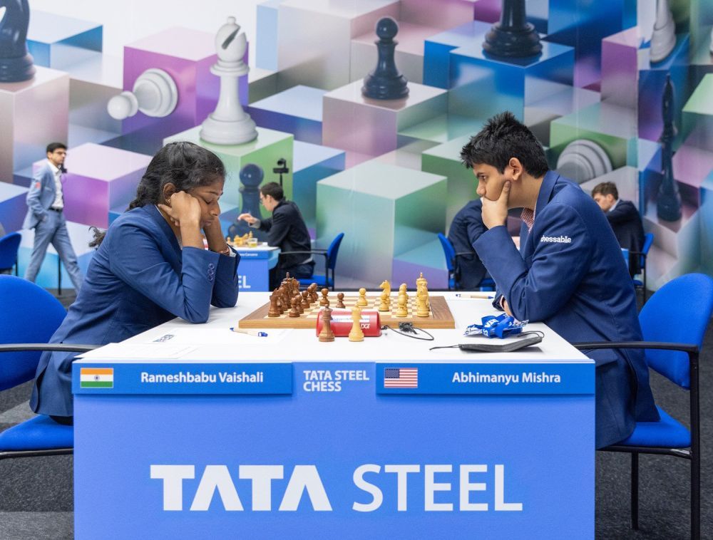Tata Steel Challengers 2023 R5: Vaishali splits the point with Adhiban -  ChessBase India