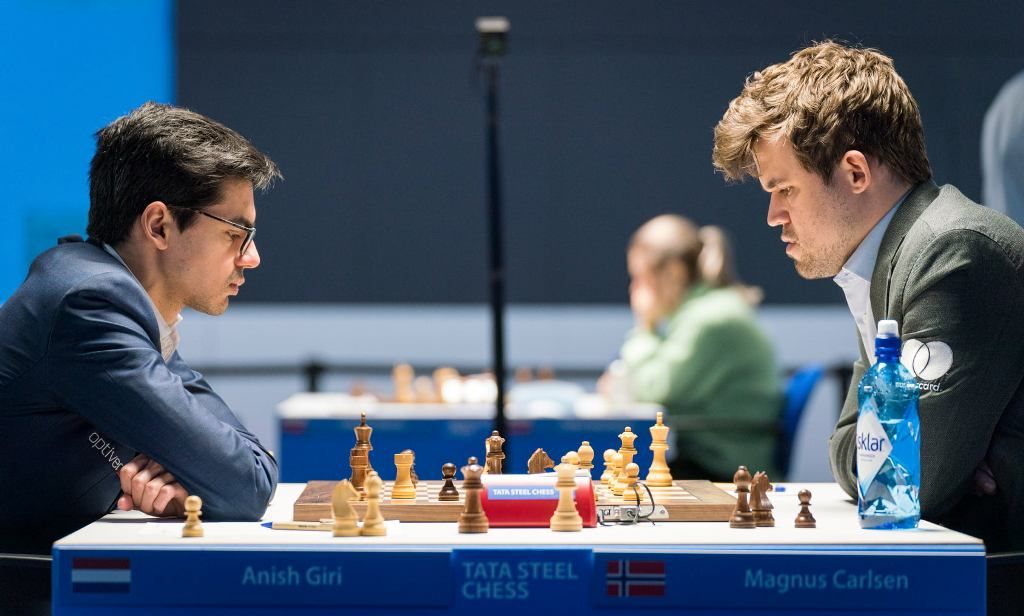 Magnus Carlsen beats Anish Giri for the first time in 11 years at Tata  Steel Chess - ChessBase India
