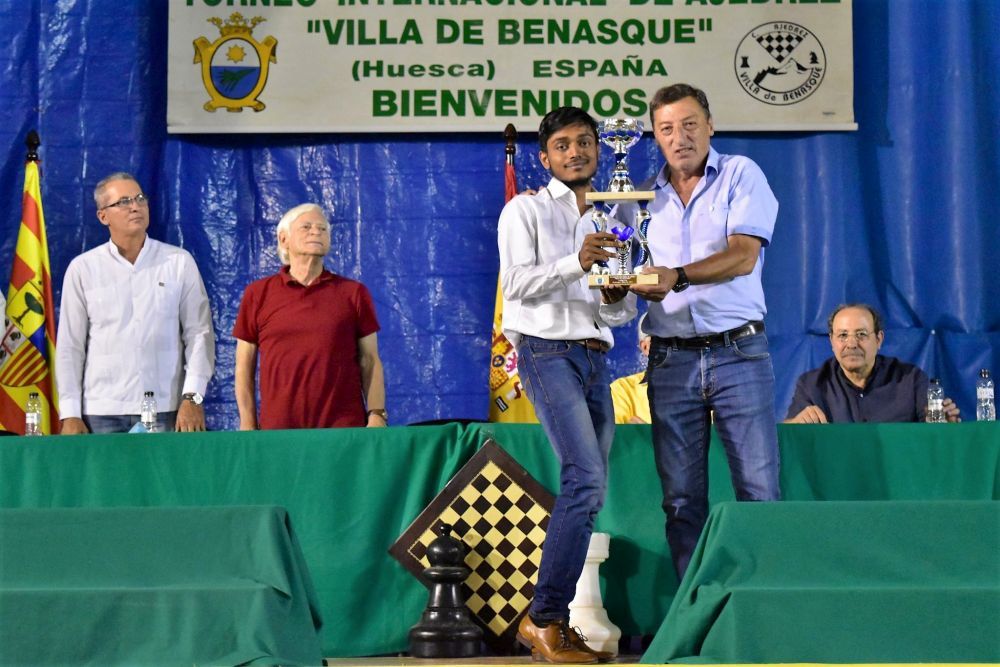 Alexandr Fier wins 49th La Roda Open 2023, Aravindh Chithambaram second and  Pranav Venkatesh third - ChessBase India