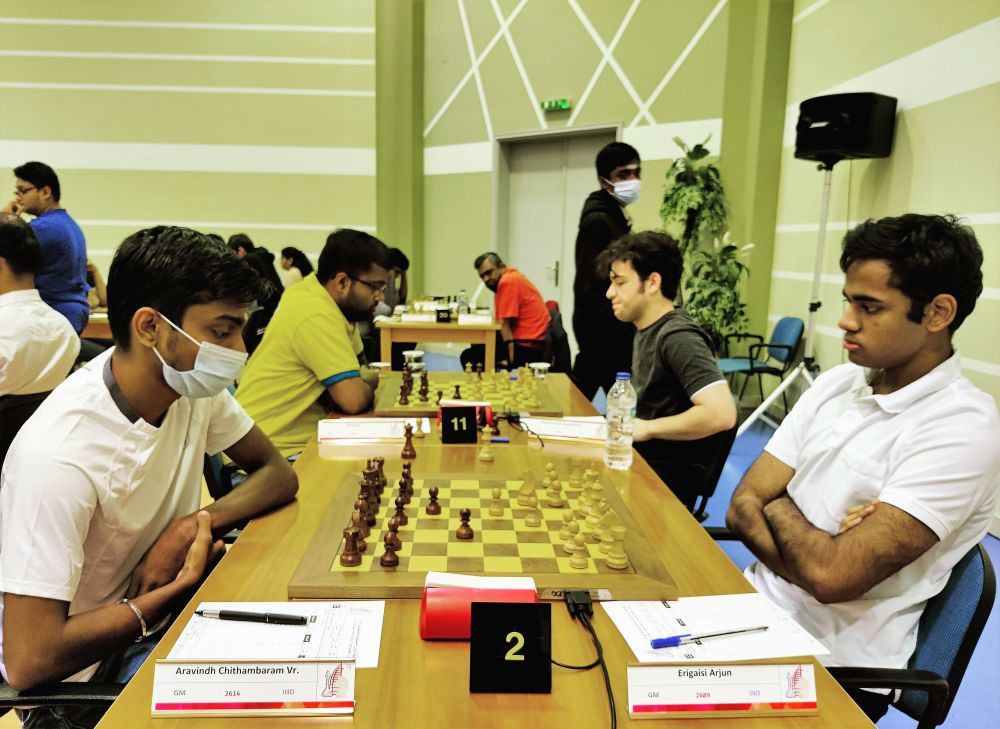 Congratulations to the 23 year old Indian GM Aravindh Chithambaram for  clinching the win at Dubai Chess Open 2023 (Category A) second time in a  row : r/chess