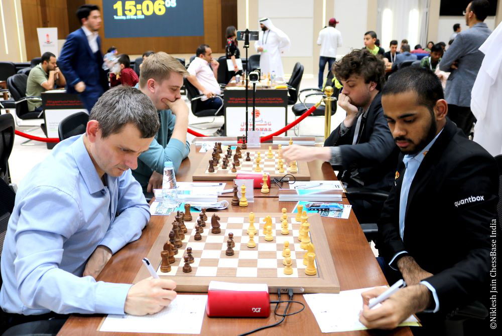 6th Sharjah Masters 2023 R1: A good start for the Indians - ChessBase India