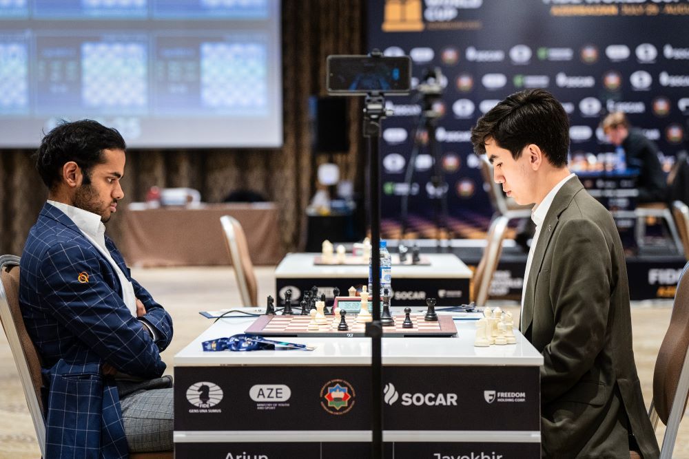 Ian Nepomniachtchi – Nihal Sarin, FIDE World Cup 2023 round 4 – LIVE –  Chessdom