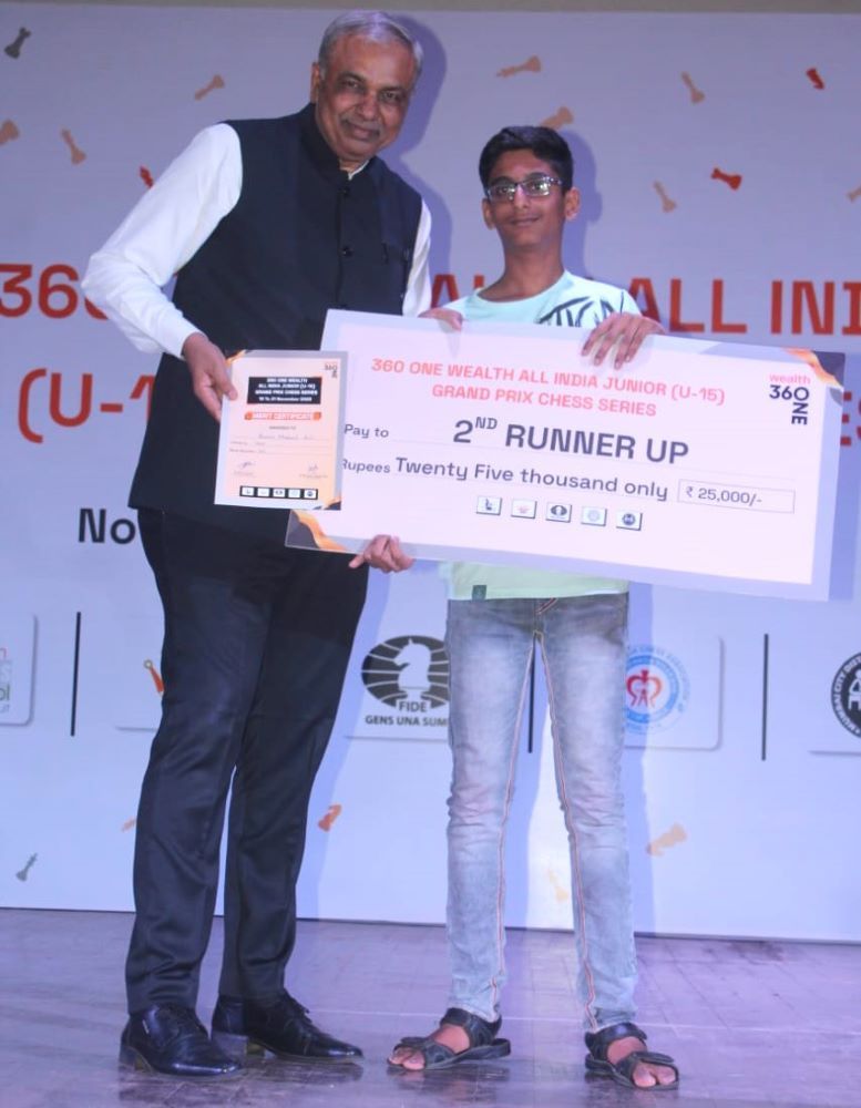 360 One Wealth Grand Prix Chess Series: Ram Parab Takes Sole Lead