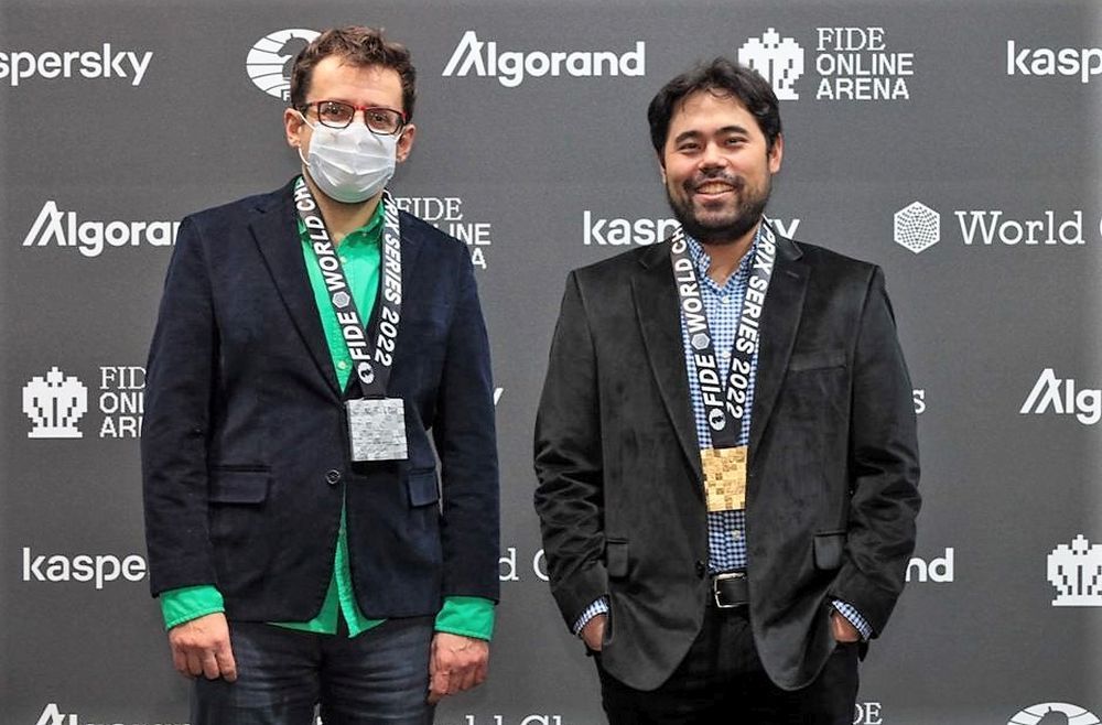 Aronian and Nakamura win Game 1 of the FIDE Grand Prix 2022 Semifinals