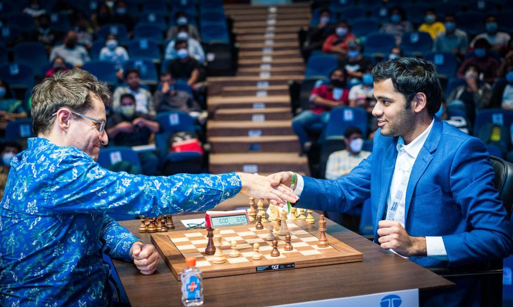 Meltwater Champions Chess Tour Chessable Masters Quarterfinals:  Praggnanandhaa eliminates Wei Yi, advances to the…
