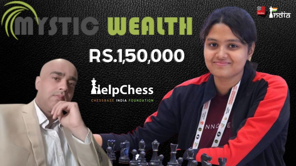 ChessBase India on X: HelpChess currently has a total of Rs.15,66,962  (donations by Believers +  memberships). This amount will be  utilized to support chess players. If you are a chess player