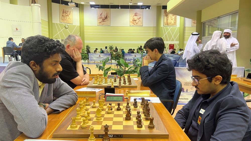 Congratulations to the 23 year old Indian GM Aravindh Chithambaram for  clinching the win at Dubai Chess Open 2023 (Category A) second time in a  row : r/chess
