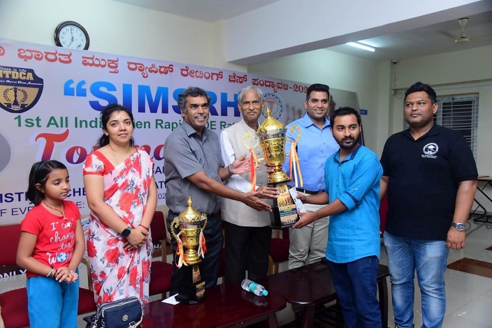 Rathanvel VS clinches R Hanumantha Memorial Cup All India Open Rapid and  Blitz Rating 2021 - ChessBase India