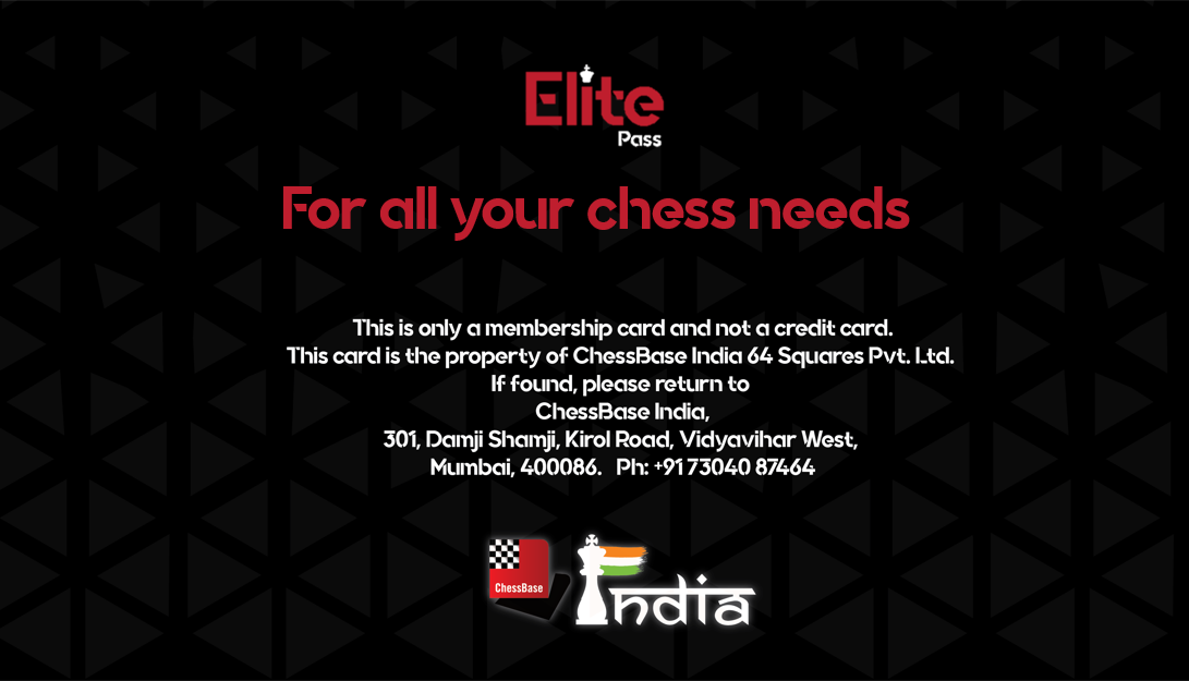 ChessBase India Elite Pass