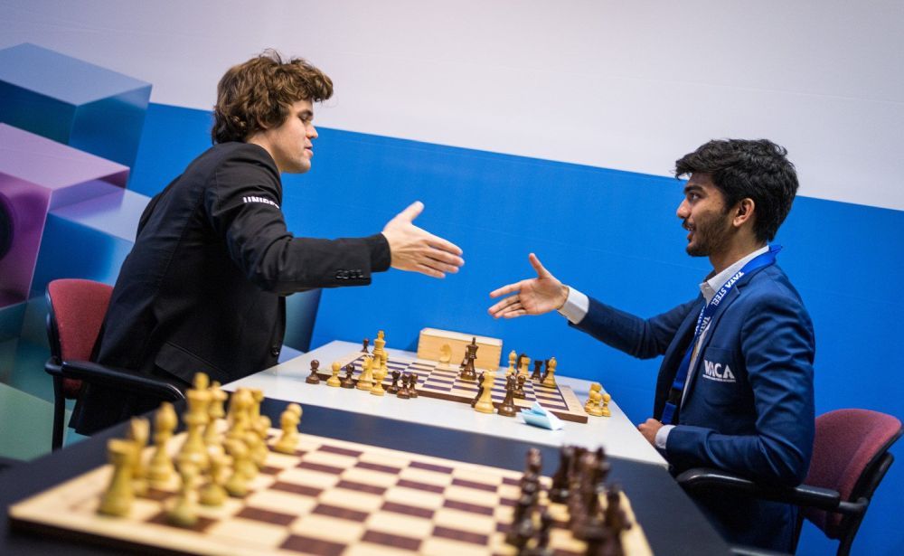 Tata Steel 2023 R9: Gukesh aces the Magnus Carlsen test, Praggnanandhaa  draws with Caruana - ChessBase India