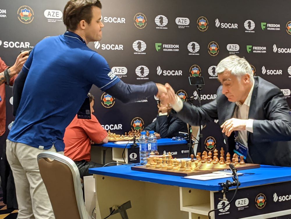 FIDE World Chess Cup (Round 5.1.): Carlsen, Gukesh Strike Again;  Quarterfinal Showdown Looms 