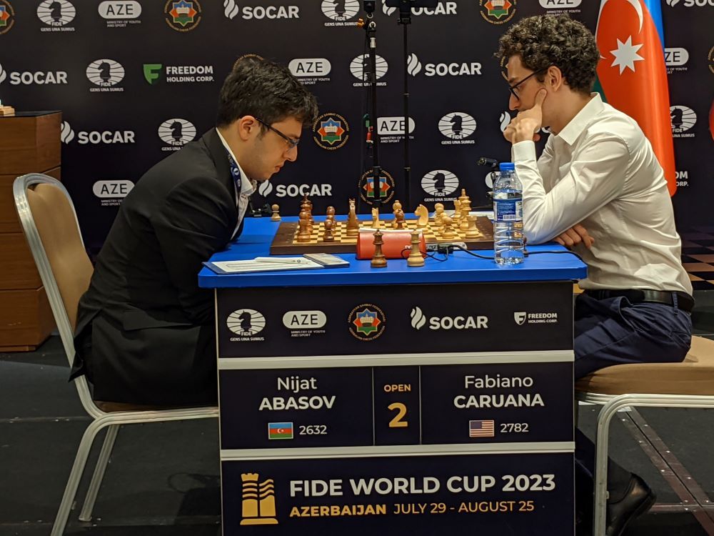 FIDE World Cup 2023 SF: Carlsen beats Abasov, Praggnanandhaa holds his  ground against Caruana - ChessBase India