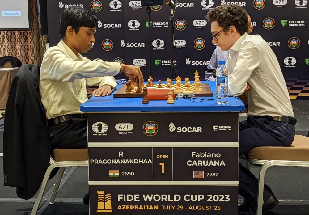Chess World Cup 2023 Semi-Final As It Happened: Praggnanandhaa defeats  Caruana to seal final against Magnus Carlsen