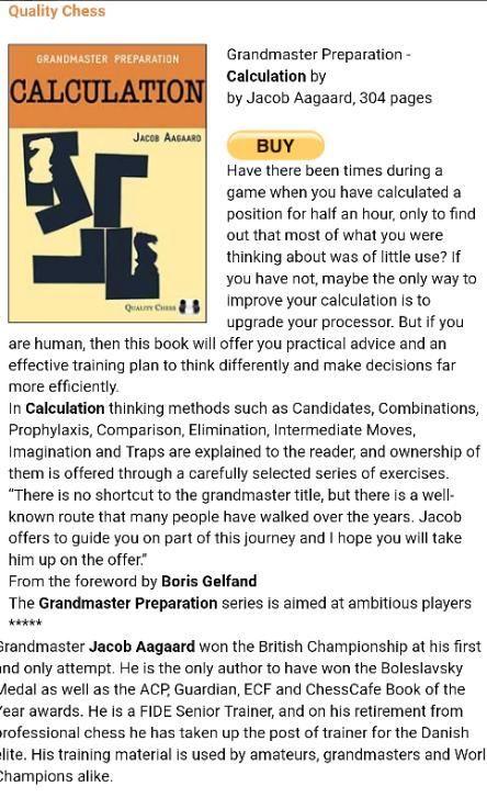 Calculation: Grandmaster Preparation