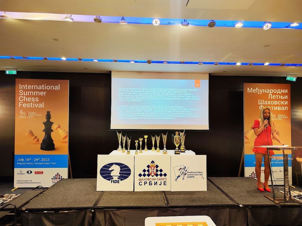 Serbia Chess Open 2023 / Amateurs & Begginers / Hotel Metropol