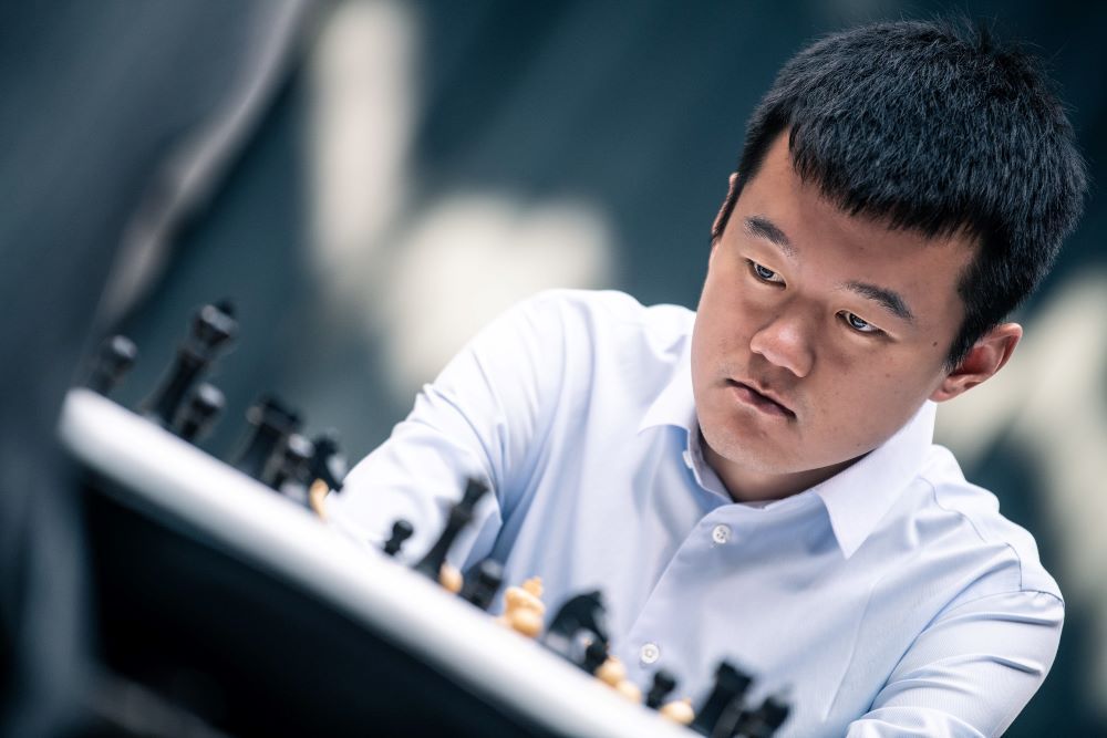 ChessBase India on X: Ding Liren V/S Richard Rapport: A big missed  opportunity Ding played excellently and got a winning advantage early in  the game. But he was unable to find the