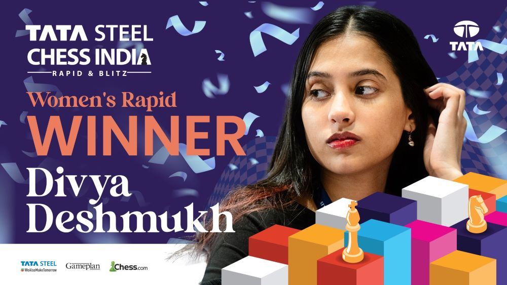 Tata Steel India 2023 Women Rapid R4-6: Divya Deshmukh domination
