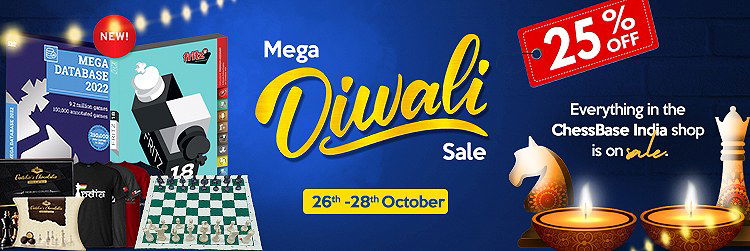 ChessBase India - The Mega Diwali Sale has come on