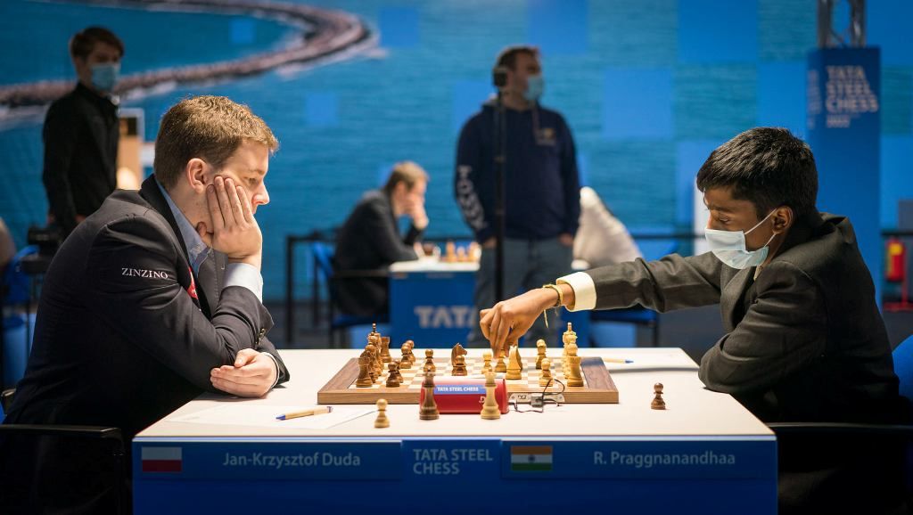 Carlsen vs Anish Giri, Rapport vs Foreest, Tata Steel Chess 2022, Rd - 2, Carlsen vs Anish Giri, Rapport vs Foreest, Tata Steel Chess 2022, Rd -  2, By Kings Hunt