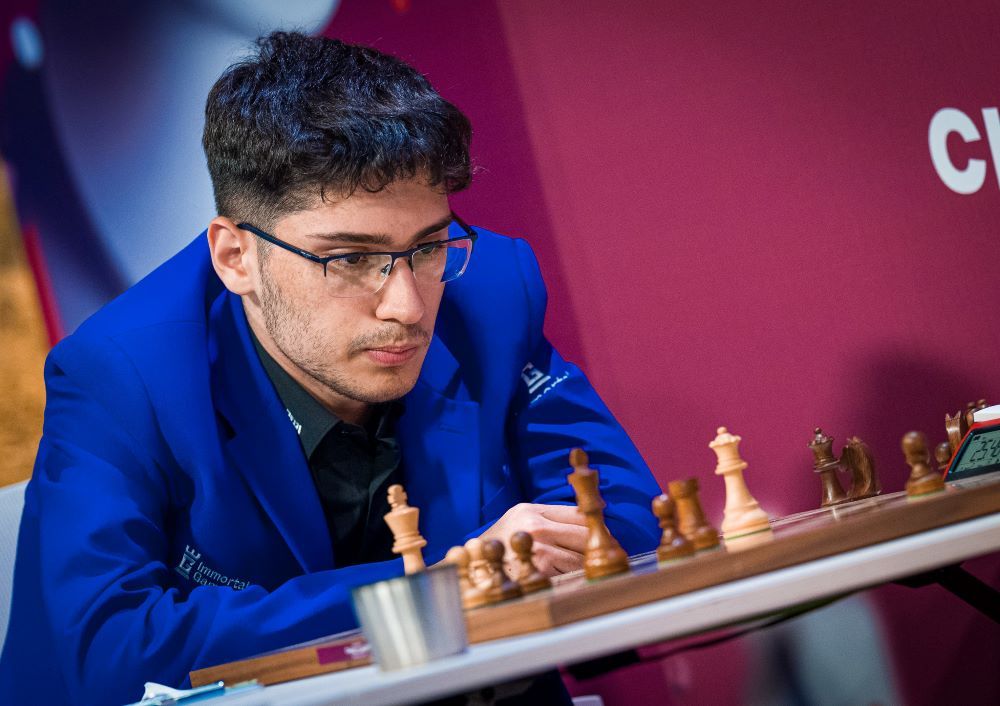 FIDE - International Chess Federation - Richard Rapport and Alireza Firouzja  agreed to a draw on move 60. It was not an easy run for birthday boy  Firouzja who had to demonstrate