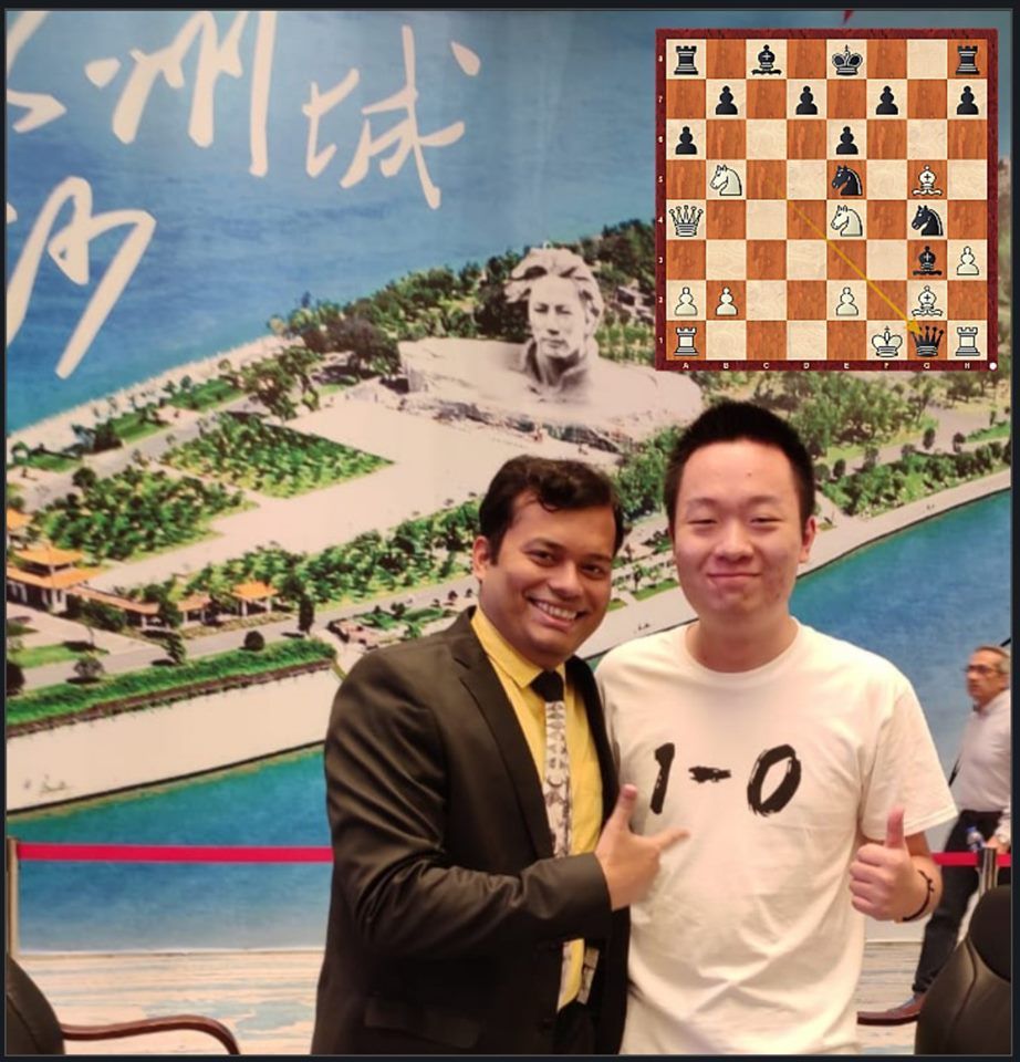 Surya Sekhar Ganguly beats Ivan Cheparinov in round 7 of Hunan Belt and  Road Open 2019 to take sole lead with 5.5/7 Ganguly keeps grabbing pawns  one, By ChessBase India
