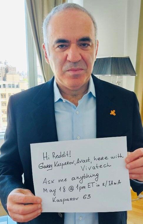 Garry Kasparov does a Q&A in a Reddit Ask Me Anything - ChessBase