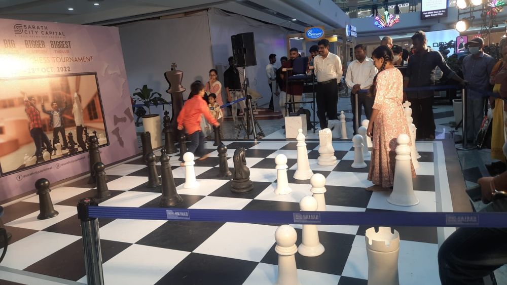 ChessBase India - Day one of the first ever Giant Rapid