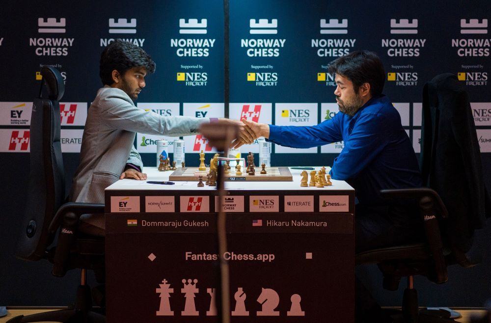 ChessBase India on Instagram: Huge congratulations to D Gukesh for  defeating the World #1 Magnus Carlsen for the first time in OTB Chess!  Gukesh took down Magnus in the 2nd round of