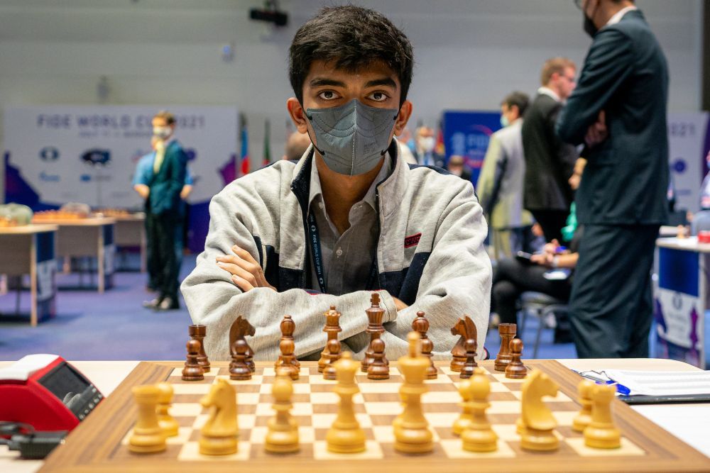 FIDE World Cup 2021 R1 TB Gukesh advances to Round 2 ChessBase India