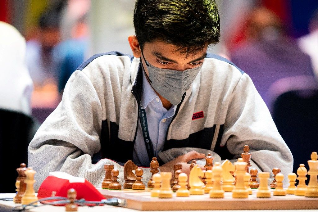 FIDE World Cup 2021 R1.2 Gukesh to play tiebreaks ChessBase India