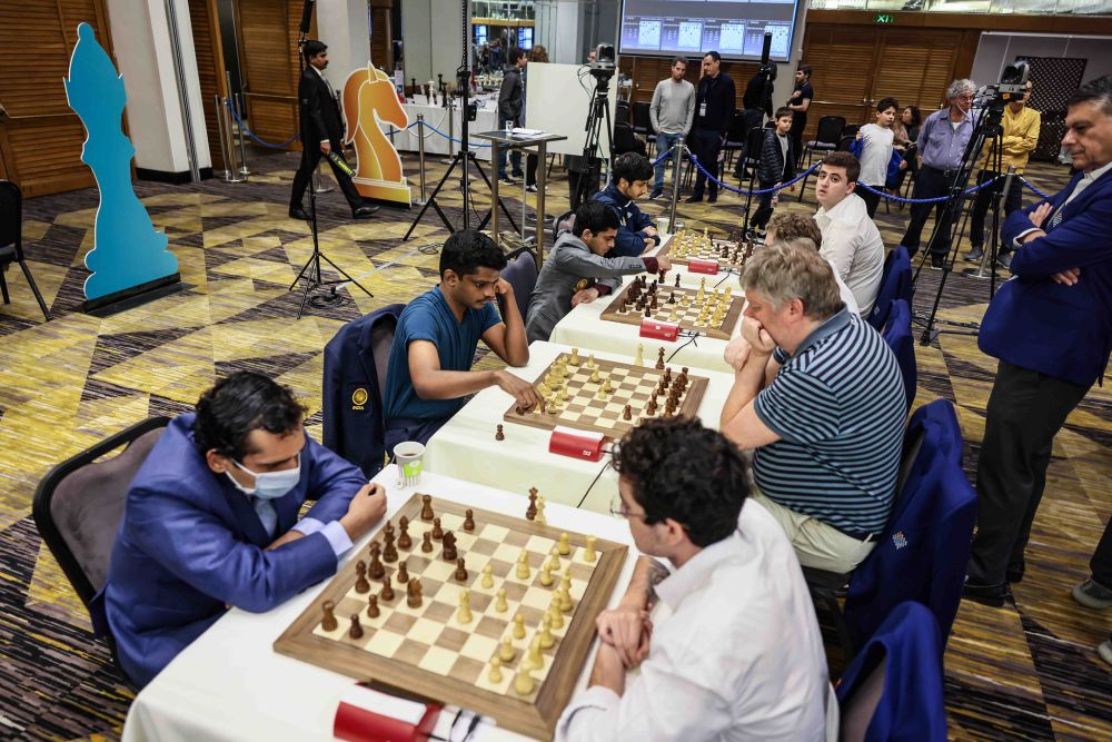 World Team 2022 R5: Vidit and S L Narayanan propel India to the  Quarterfinals - ChessBase India