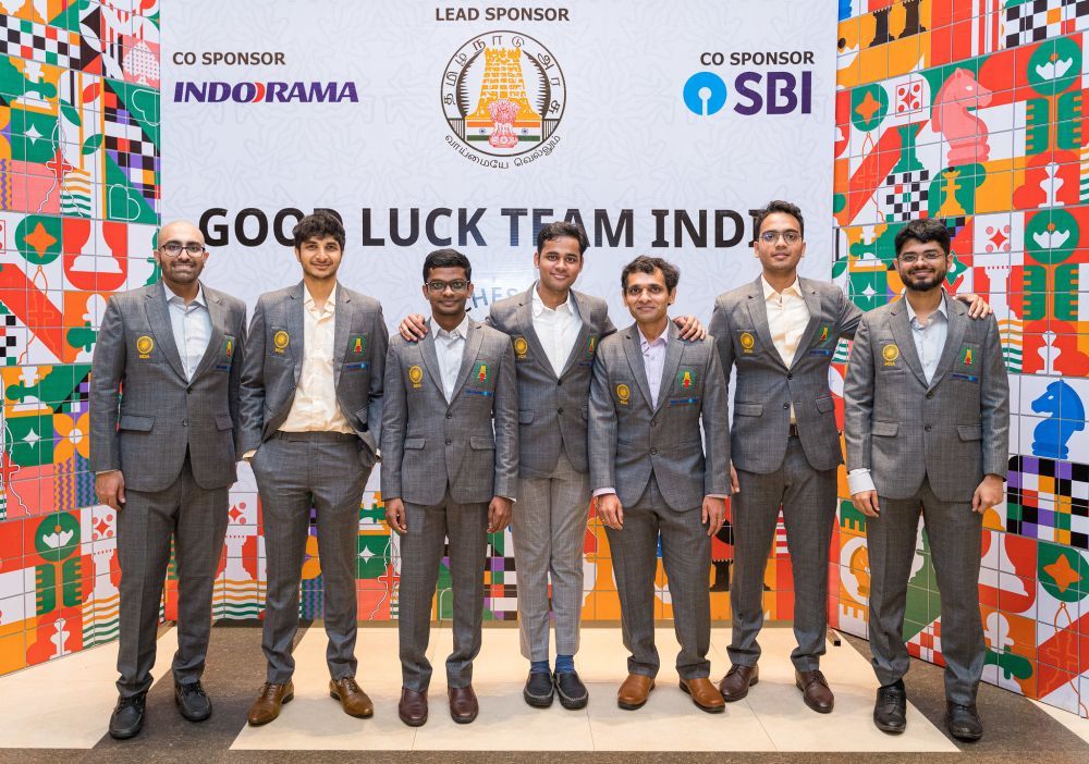 44th Chess Olympiad 2022 R1: Indian teams start with six
