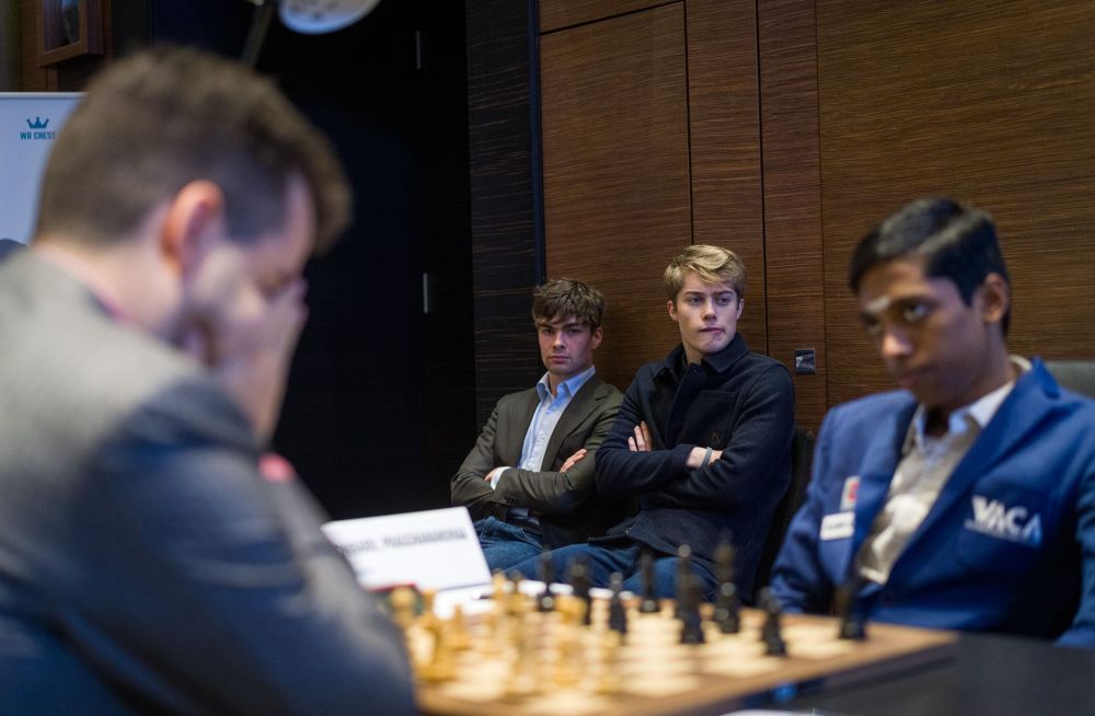 Gukesh D on X: Enjoyed 1st @wr_chess masters event in Dusseldorf and had a  good solid run and finished tied 1st with @LevAronian and @lachesisq  Congrats to Levon for winning the tiebreaks🎉
