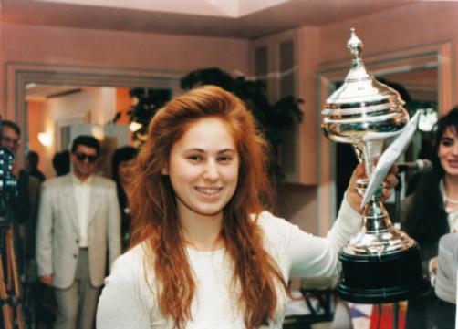 Judit Polgar - The World Champion knows how to celebrate