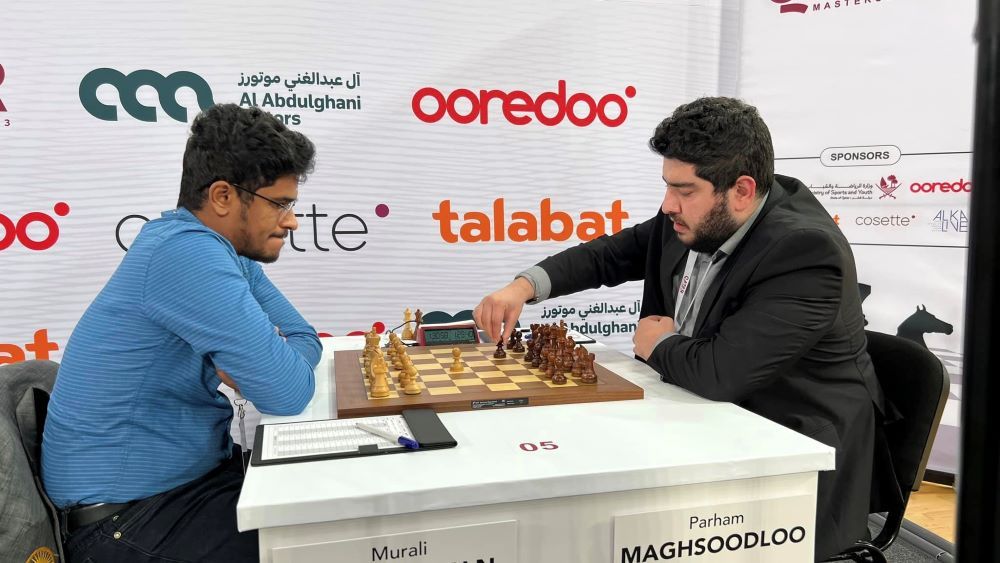 Five players are sharing the lead with perfect scores after three rounds at  the Qatar Masters in Doha. Arjun Erigaisi, Javokhir Sindarov…