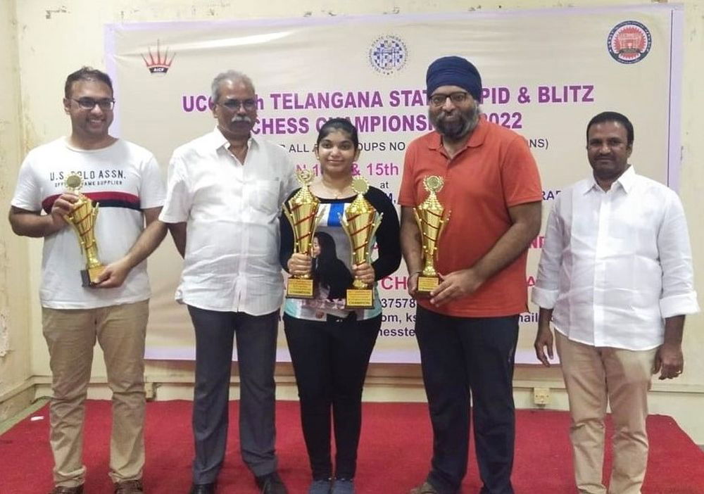 HYDERABAD ALL INDIA BELOW 1600 FIDE RATING CHESS TOURNAMENT - 2022 -  Telangana State Chess Association L