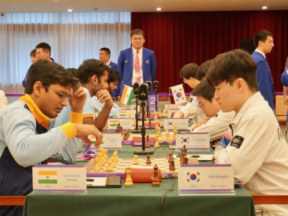 19th Asian Games 2022 Team R7: Arjun Erigaisi ensures India's victory over  Vietnam 2.5-1.5 - ChessBase India