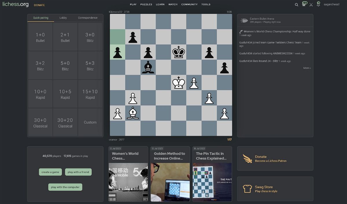 Why is Lichess.org so popular with online chess players? - Quora