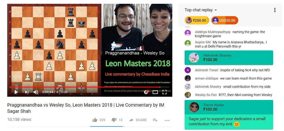 Praggnanandhaa gives a major scare to Wesley So at the Leon Masters 2018 -  ChessBase India
