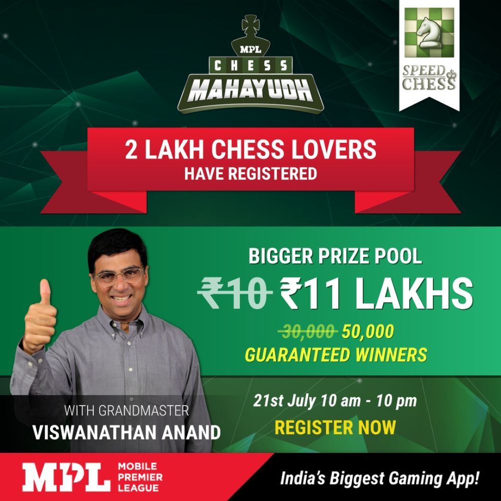 MPL Chess Mahayudh India's largest Digital Chess Tournament