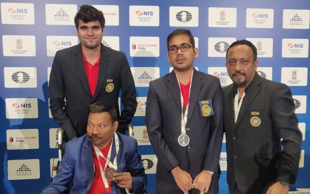 ChessBase India on X: The India 2 team finishes strong- with a powerful  3-1 victory against Germany in the last round, they clinch the Bronze Medal  in the #ChennaiChess22 Olympiad! Big congratulations